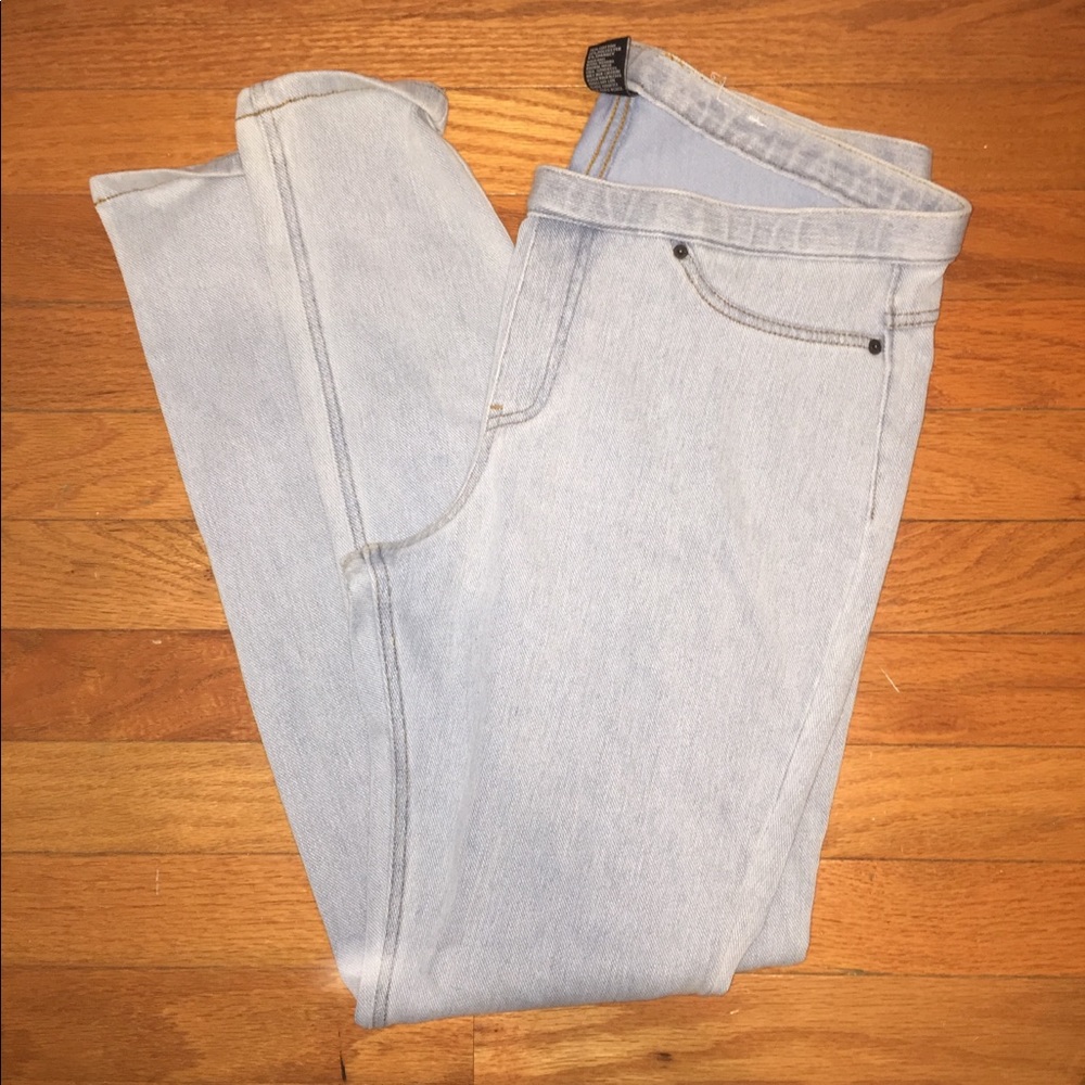 Women’s Leggings Jeans Style Print Blue Summer